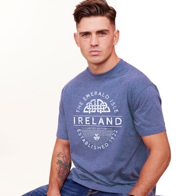 Cornflower Blue Celtic Label T-Shirt